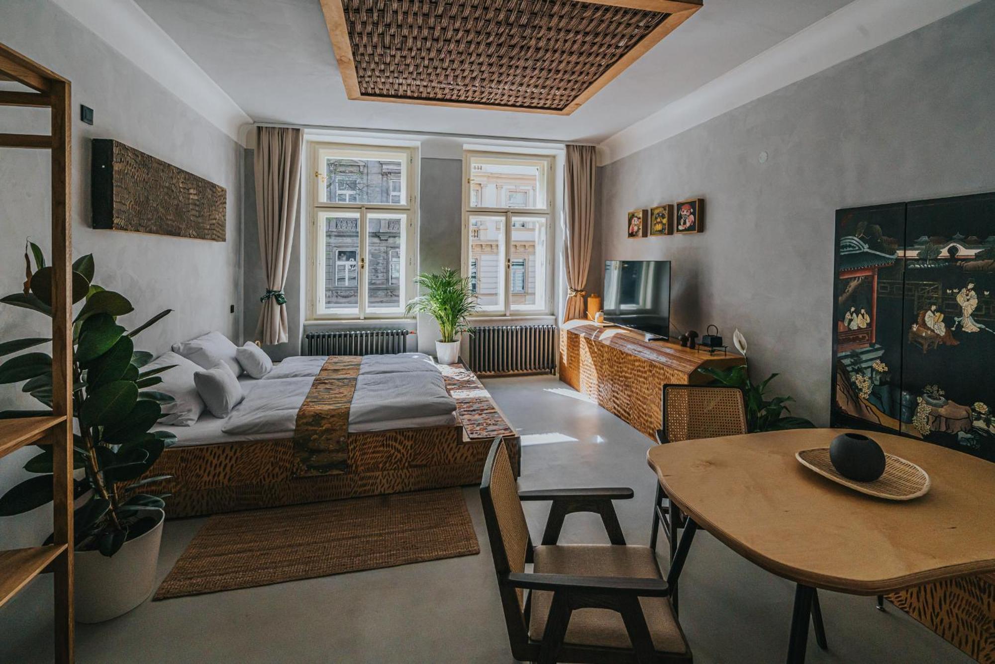 Aparthotel Bohemian Experience Praga Exterior foto